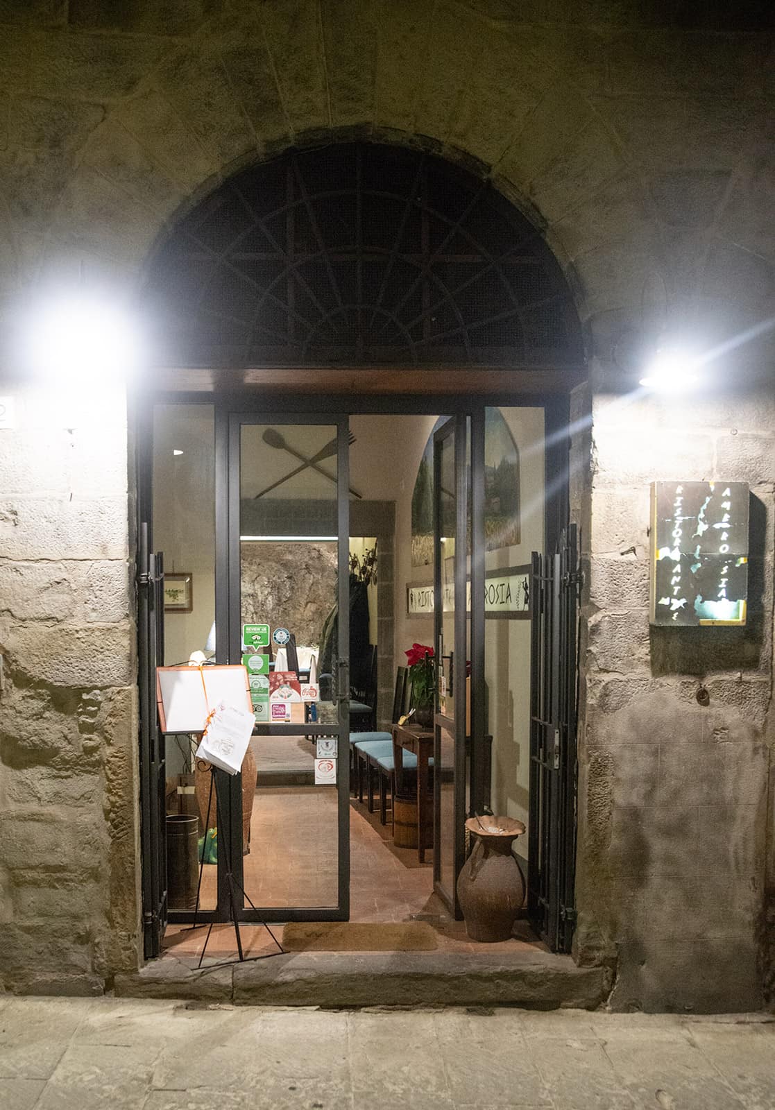 Ristorante a Cortona Ambrosia - Ingresso